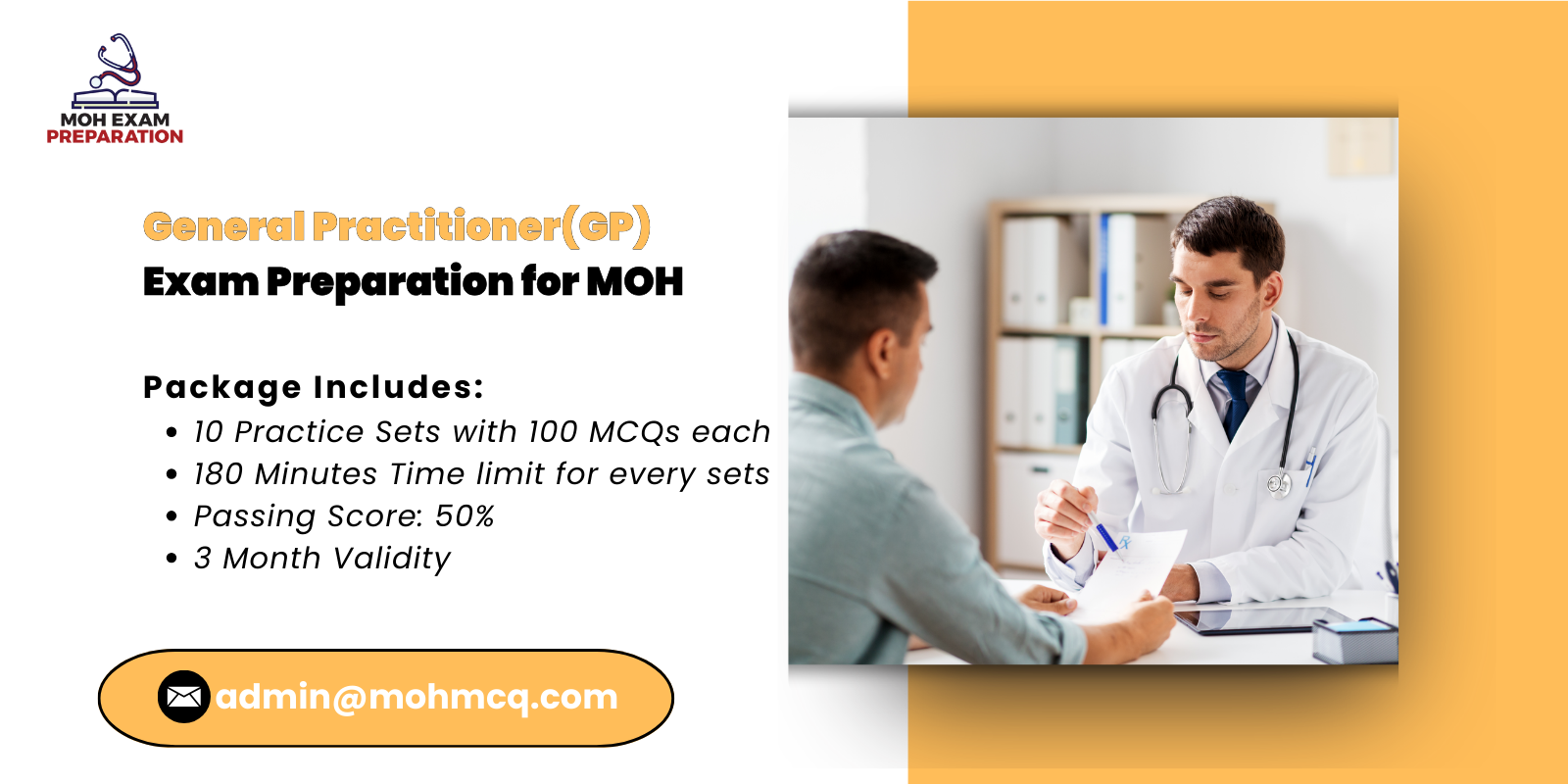 General Practitioner (GP) Exam Preparation for MOH