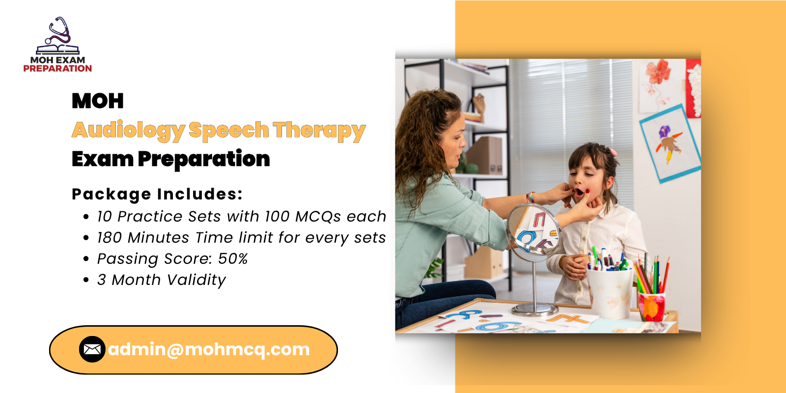 MOH Audiology Speech Therapy Exam Preparation