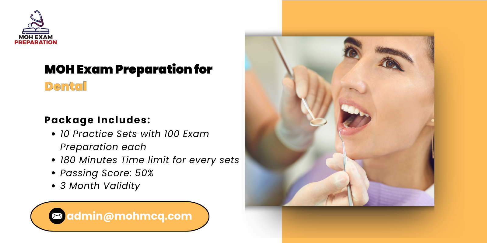 MOH Exam Preparation for Dental