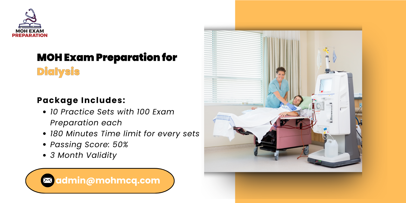 MOH Exam Preparation for Dialysis