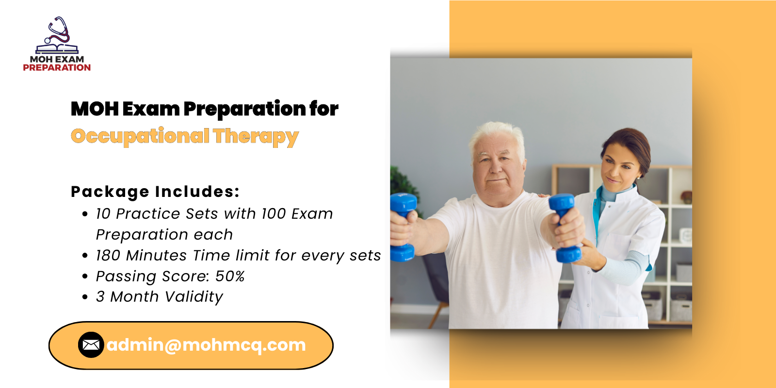 MOH Exam Preparation for Occupational Therapy