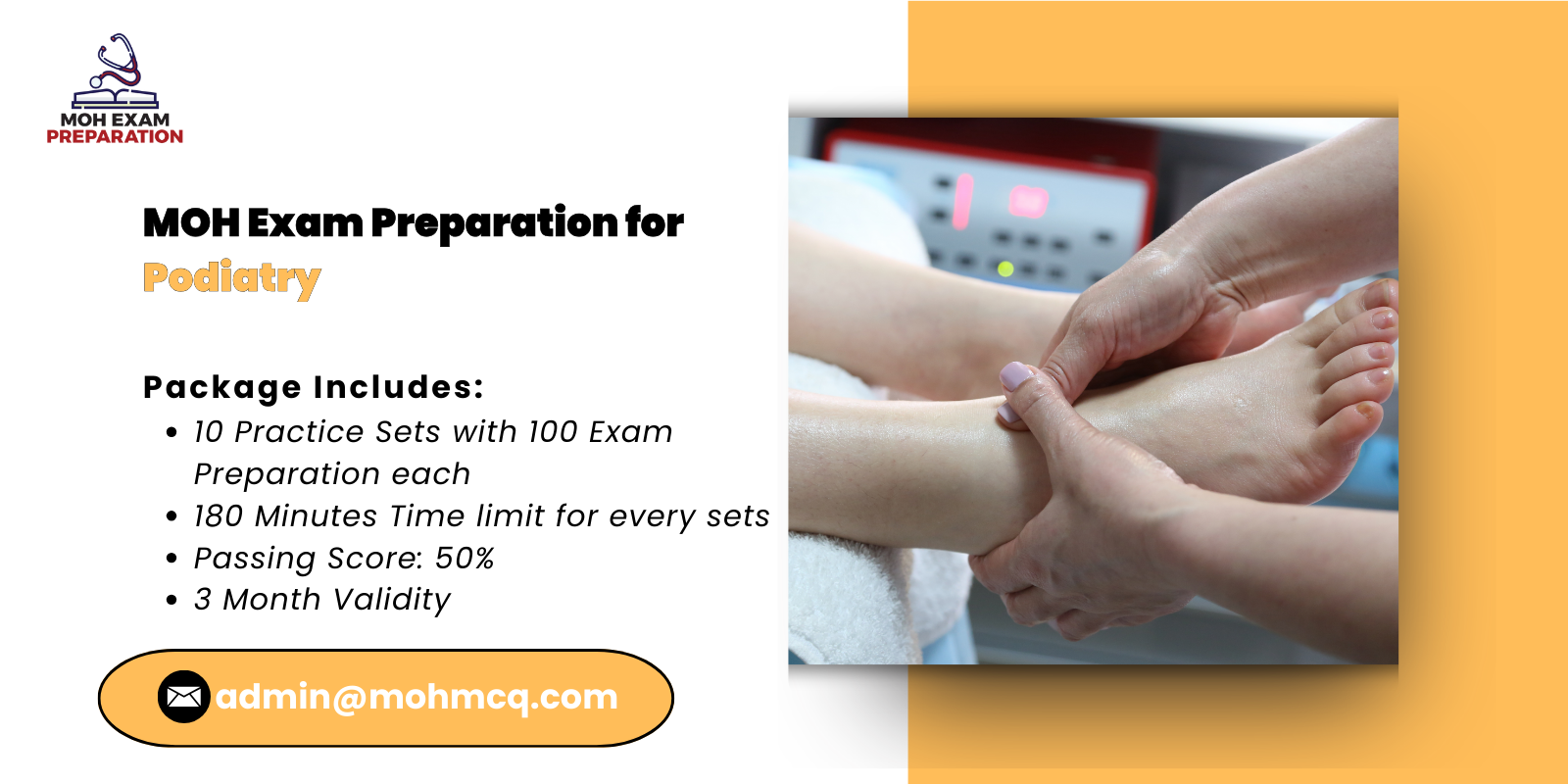 MOH Exam Preparation for Podiatry