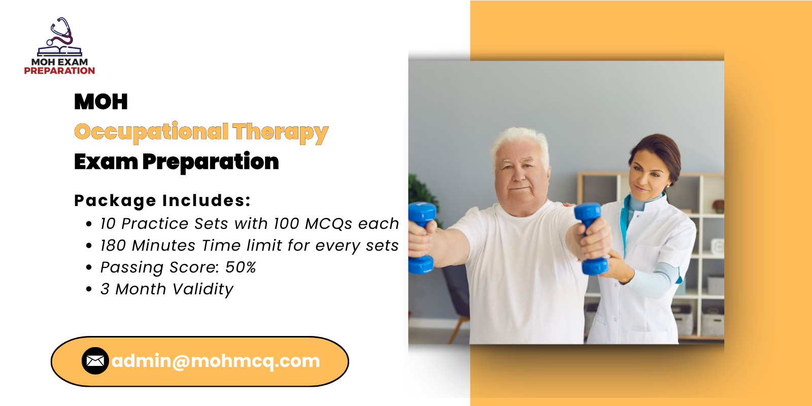 MOH Occupational Therapy Exam Preparation