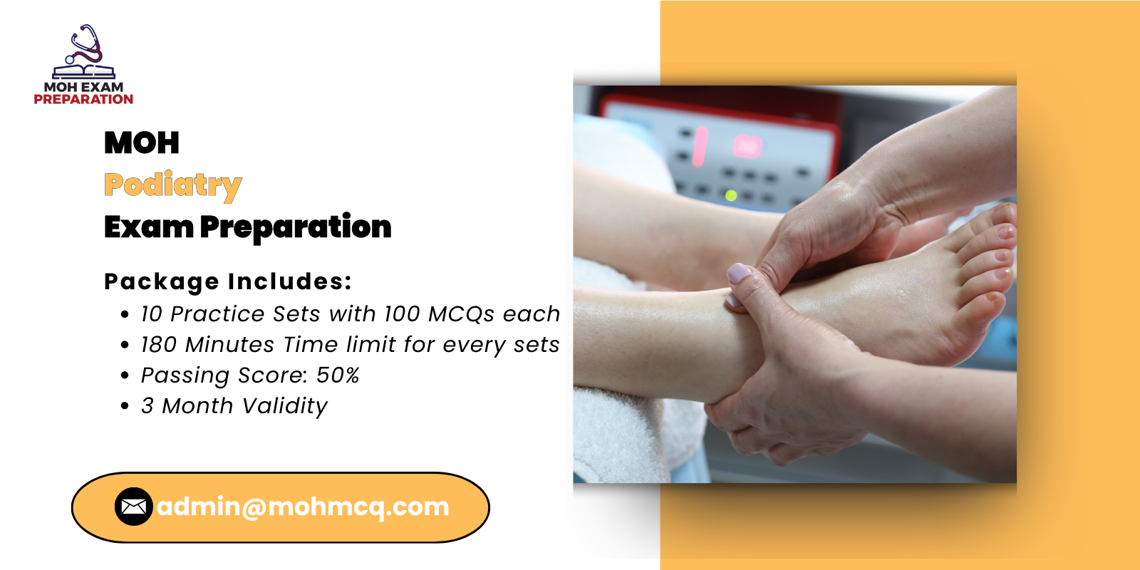 MOH Podiatry Exam Preparation