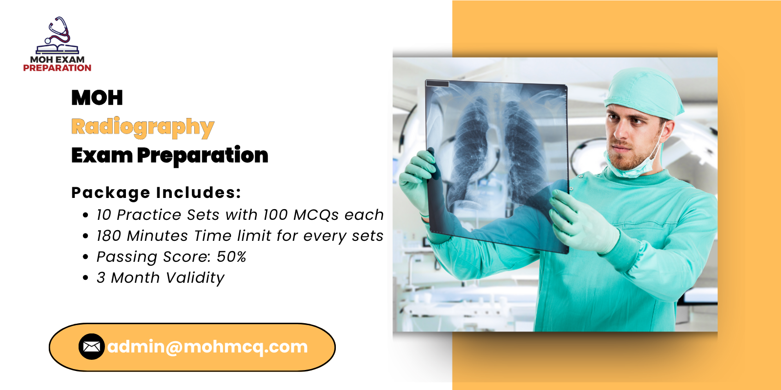 MOH Radiography Exam Preparation