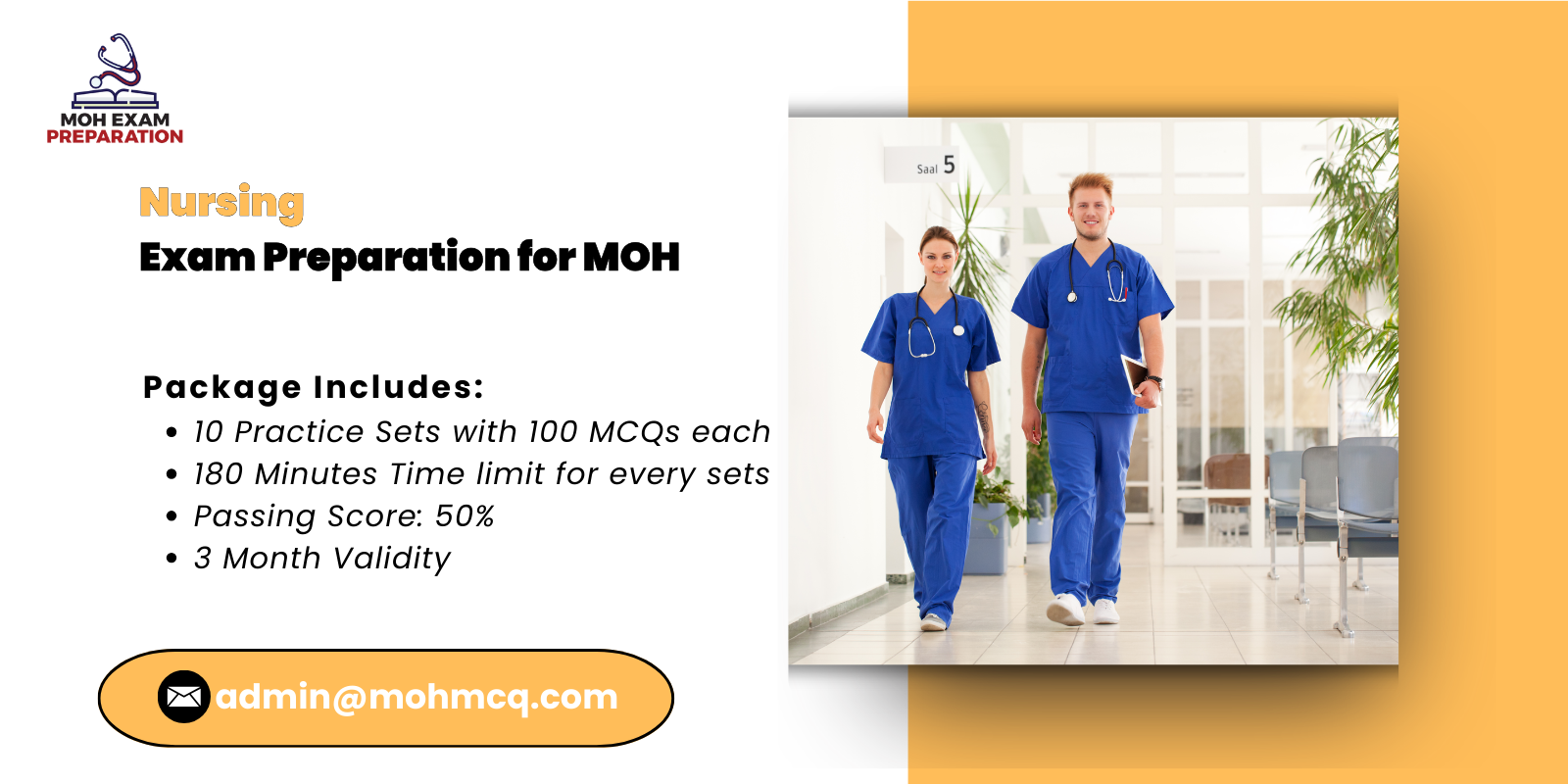 Nursing Exam Preparation for MOH