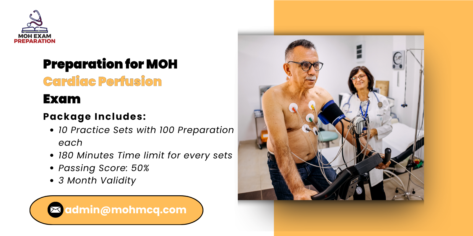 Preparation for MOH Cardiac Perfusion Exam