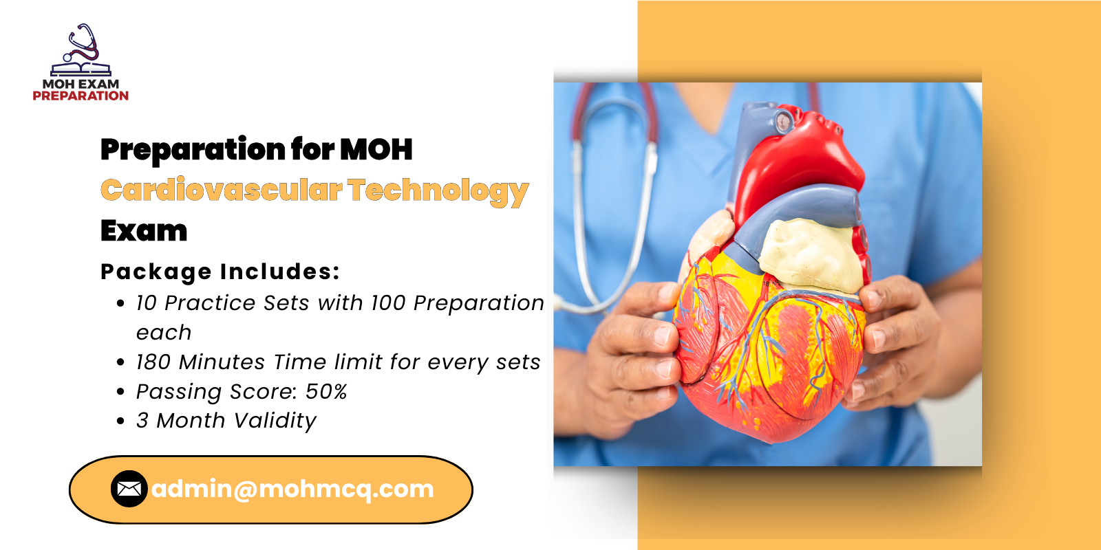 Preparation for MOH Cardiovascular Technology Exam