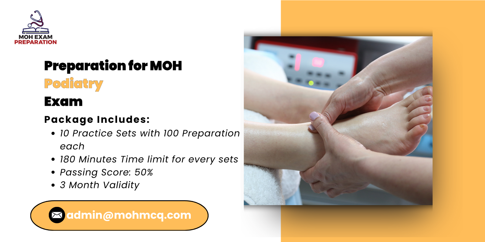 Preparation for MOH Podiatry Exam