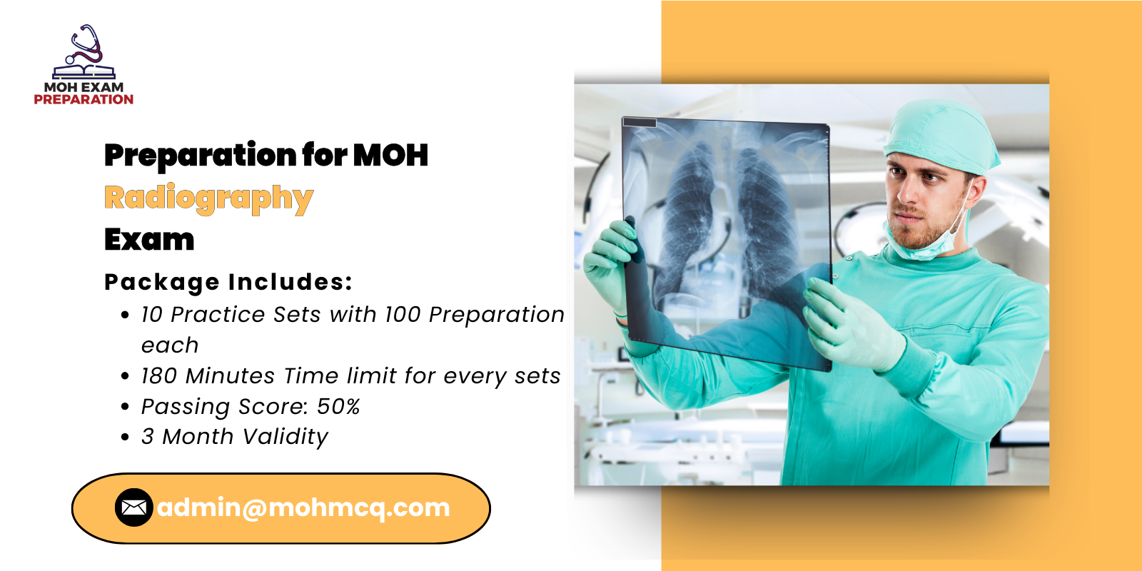 Preparation for MOH Radiography Exam