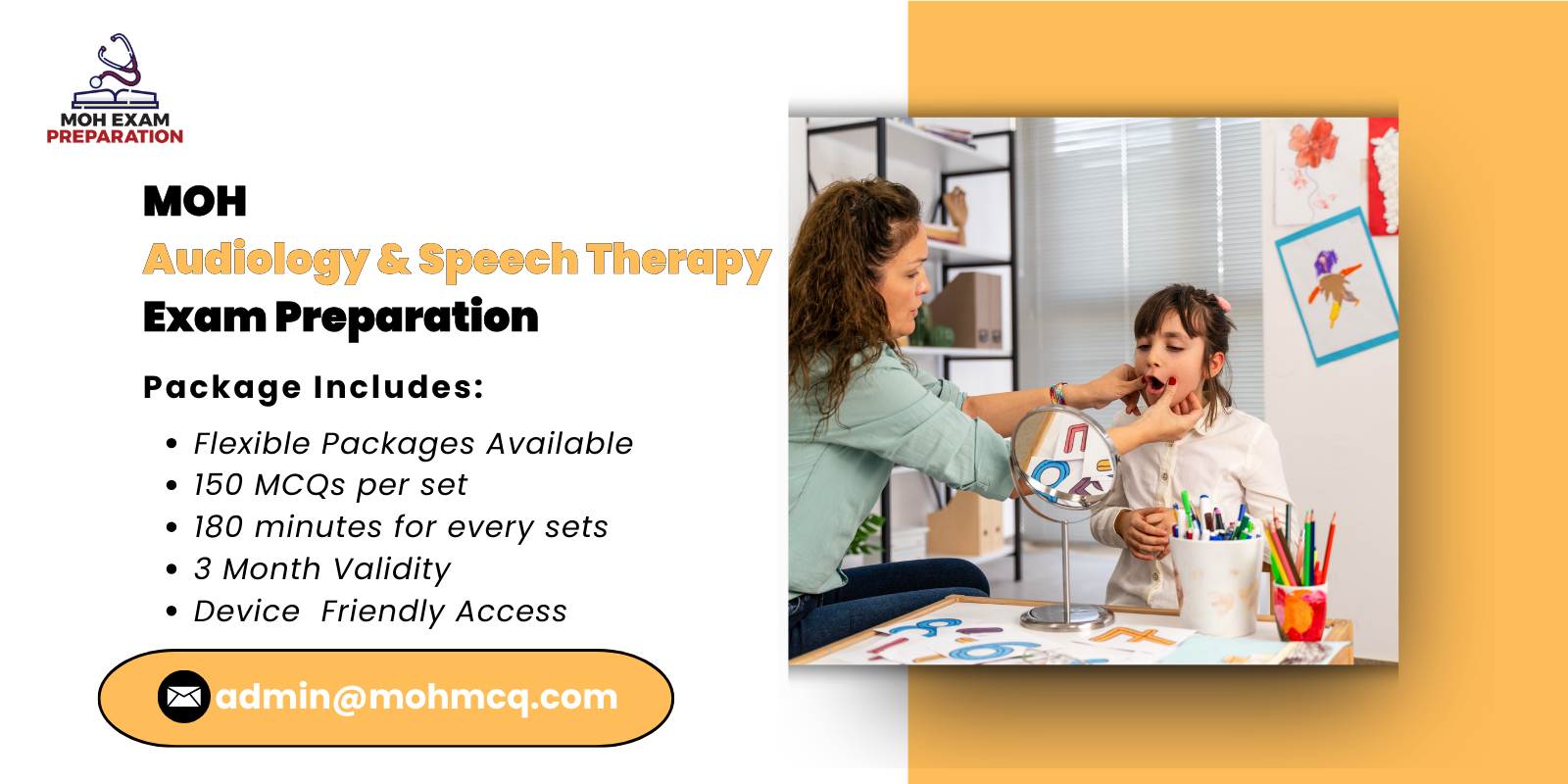 MOH Audiology Speech Therapy Exam Preparation