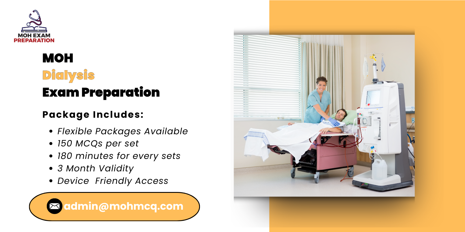 MOH Dialysis Exam Preparation