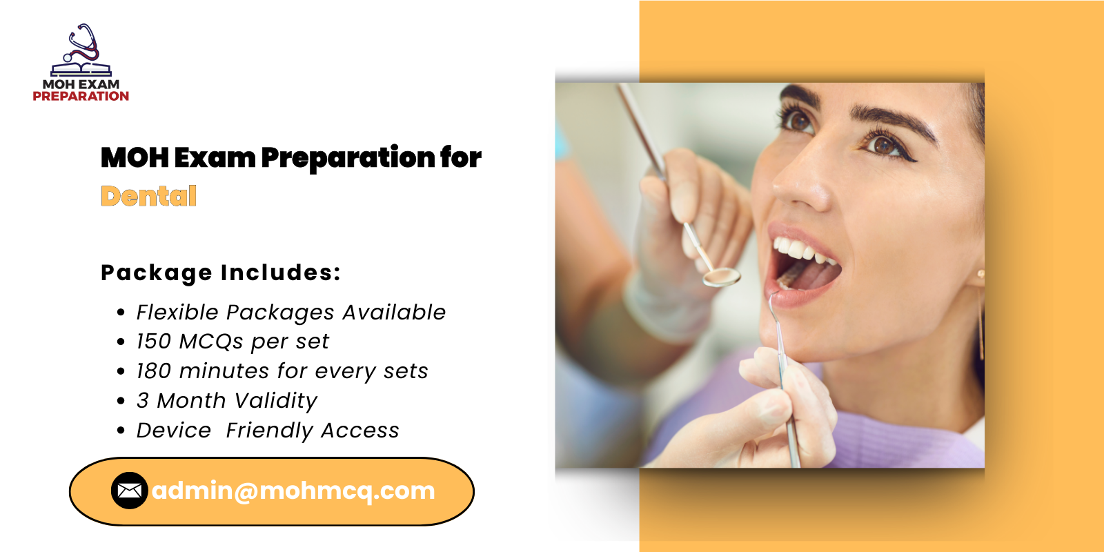 MOH Exam Preparation for Dental