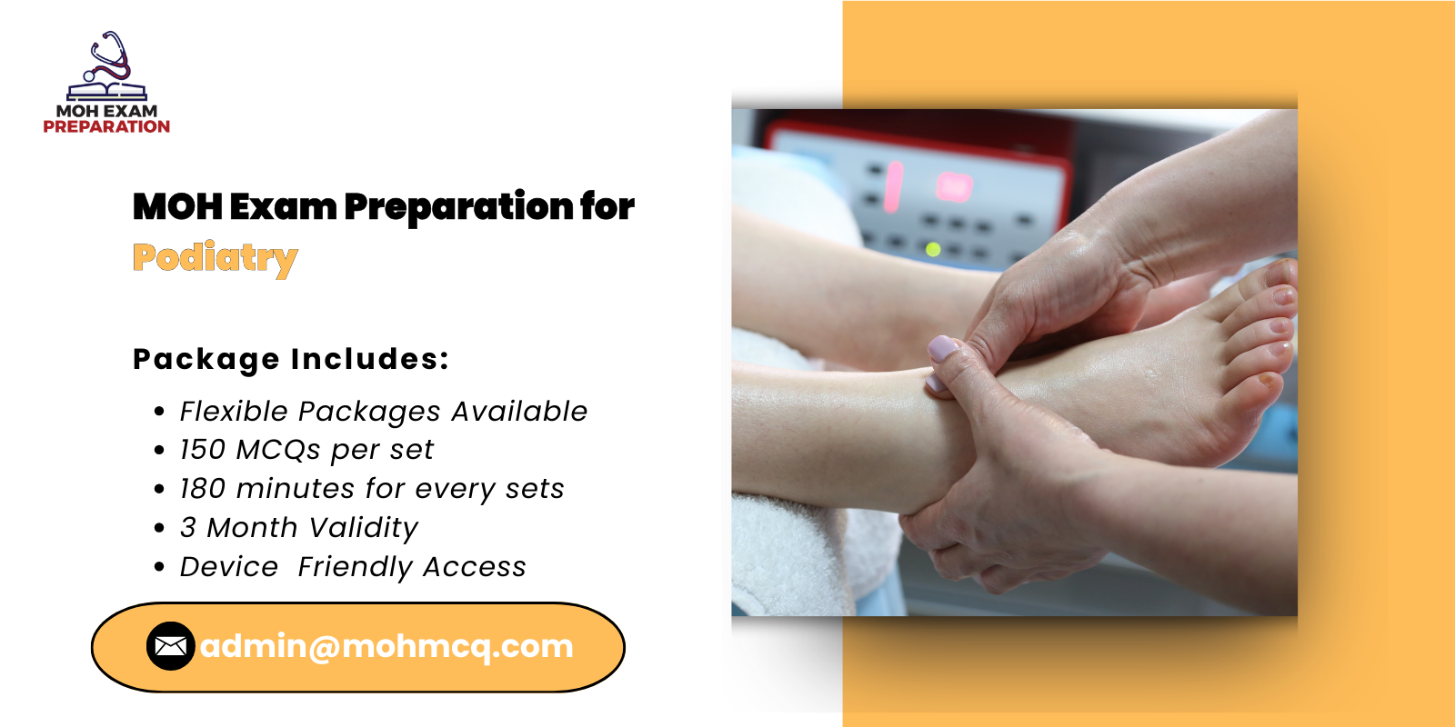 MOH Exam Preparation for Podiatry