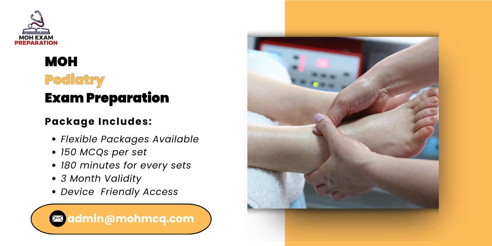 MOH Podiatry Exam Preparation
