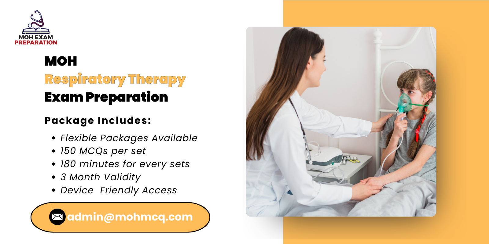 MOH Respiratory Therapy Exam Preparation