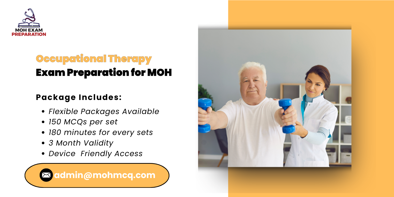 Occupational Therapy Exam Preparation for MOH