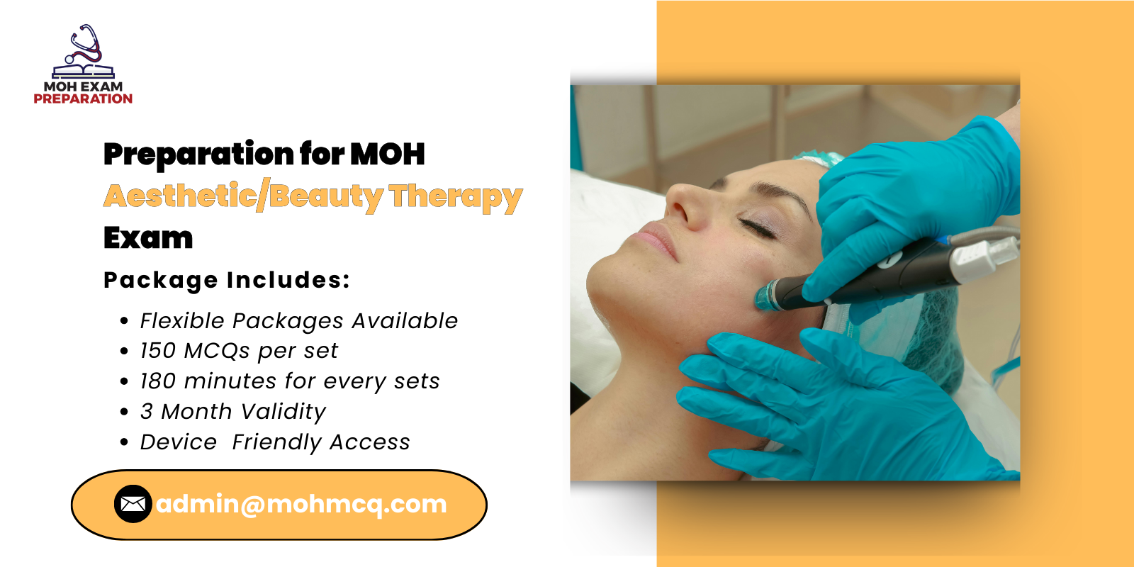 Preparation for MOH Aesthetic_Beauty Therapy Exam