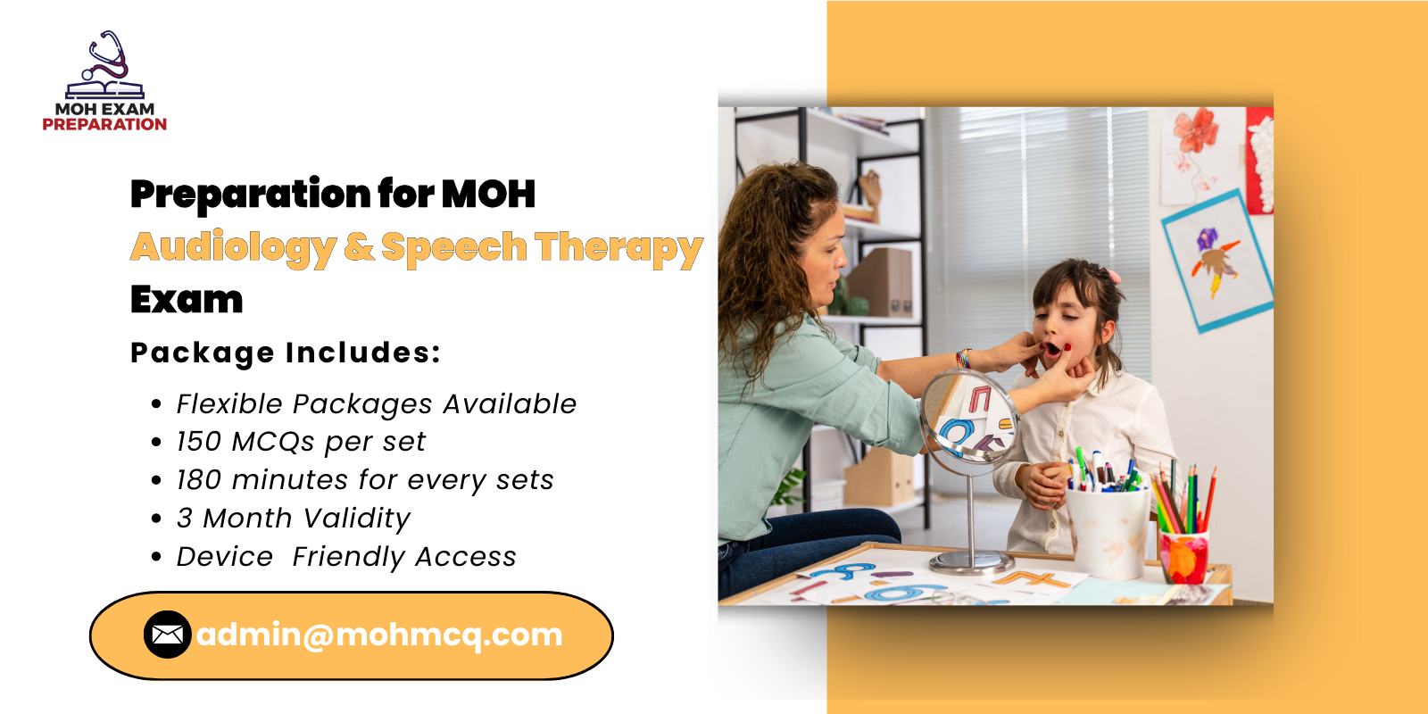 Preparation for MOH Audiology Speech Therapy Exam