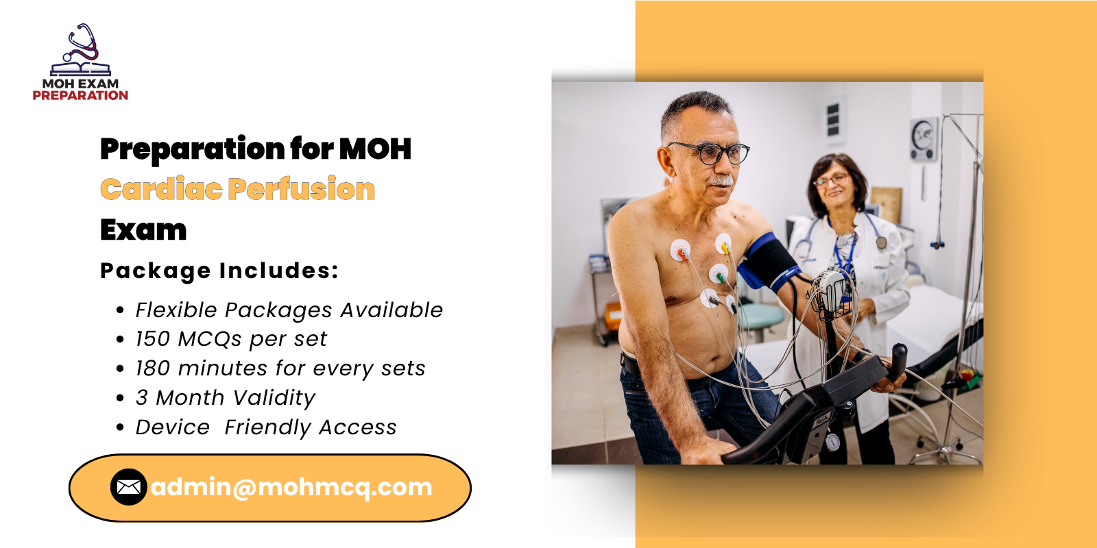 Preparation for MOH Cardiac Perfusion Exam