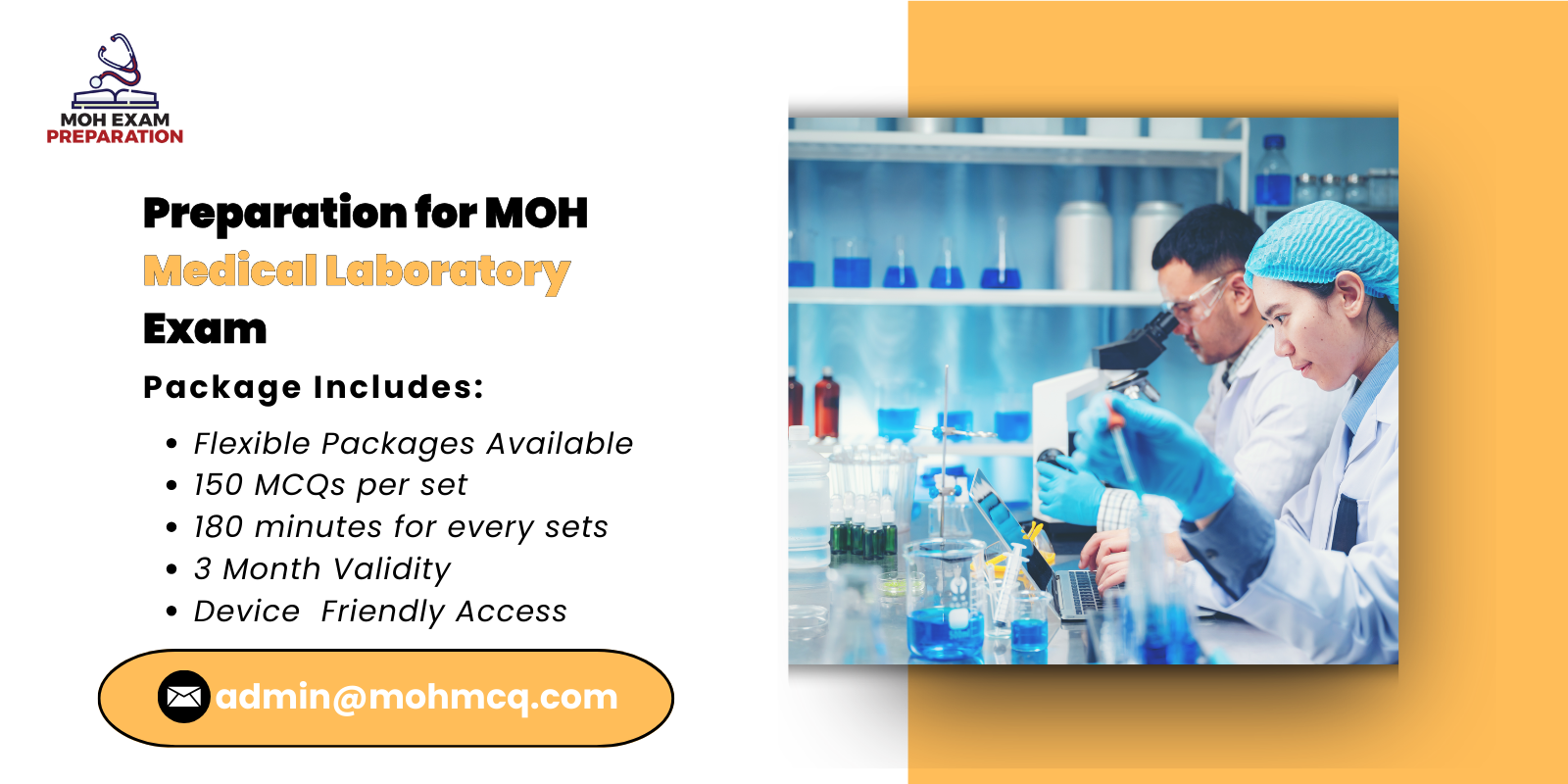 Preparation for MOH Medical Laboratory Exam