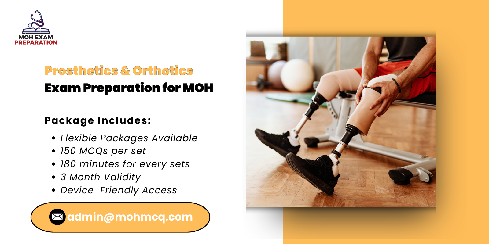 Prosthetics Orthotics Exam Preparation for MOH